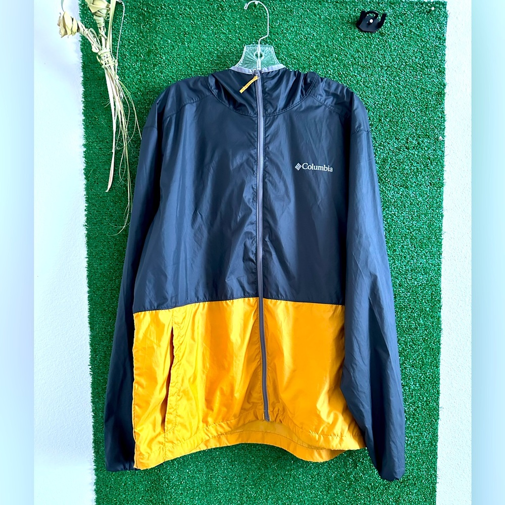 Columbia Mens Center Ridge Windbreaker Jacket L unisex
